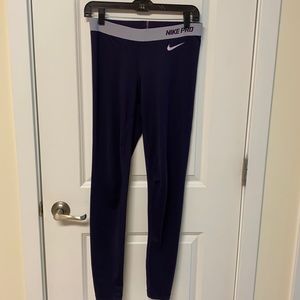 Purple Nike Dri-fit Pants Medium
